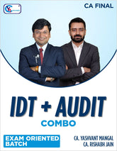 CA Final - IDT Exam Oriented & Audit Exam Oriented Combo By CA Y.M. And CA R.J. - For Jan. 26 & Onwards